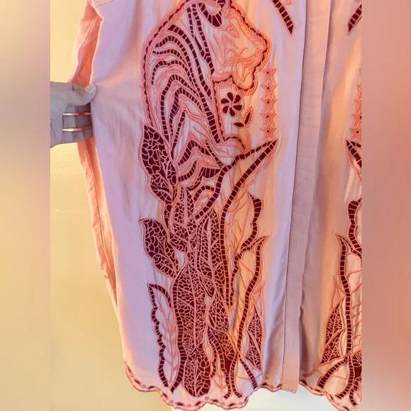 Farm Rio Embroidered Western Dress